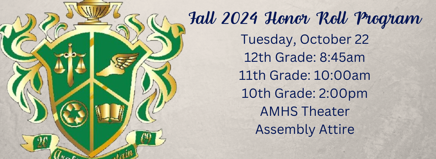 honor roll program october 22