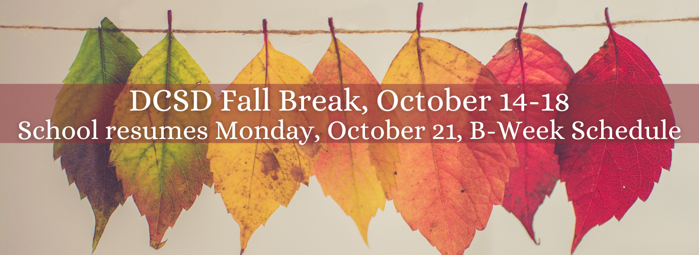 fall break October 14-18